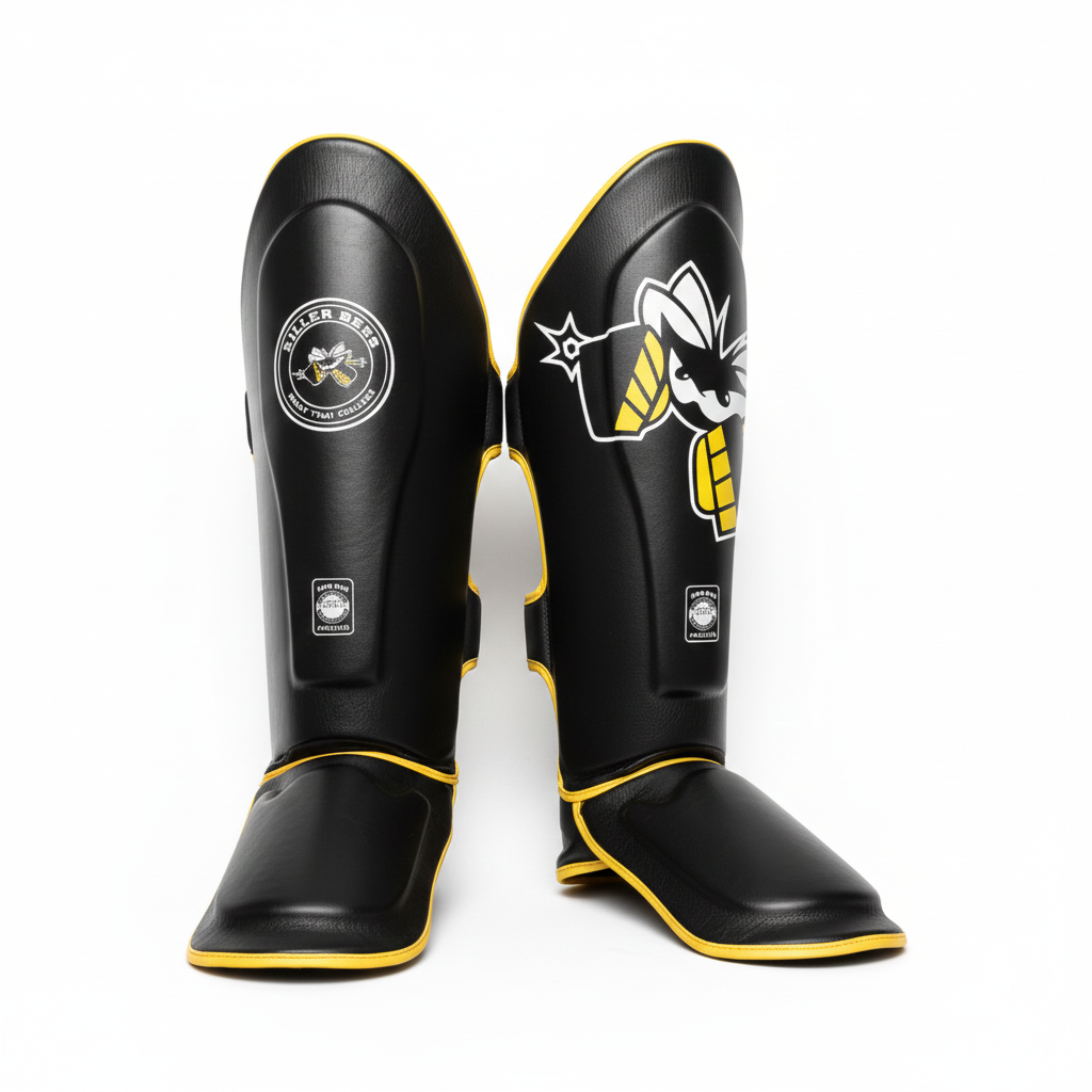 Espinilleras / Tibiales Killer Bees – Muay Thai & Kickboxing