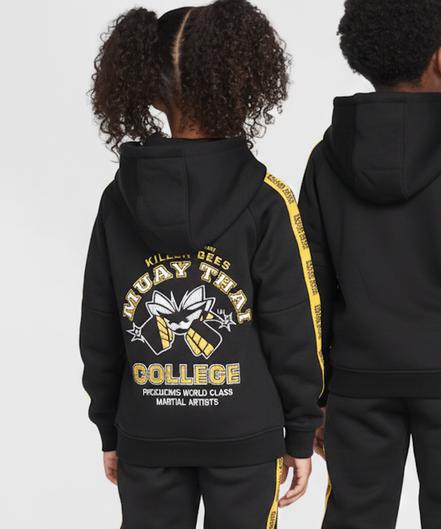 Conjunto Killer Bees KIDS – Black & Gold Edition (Sudadera + Jogger)