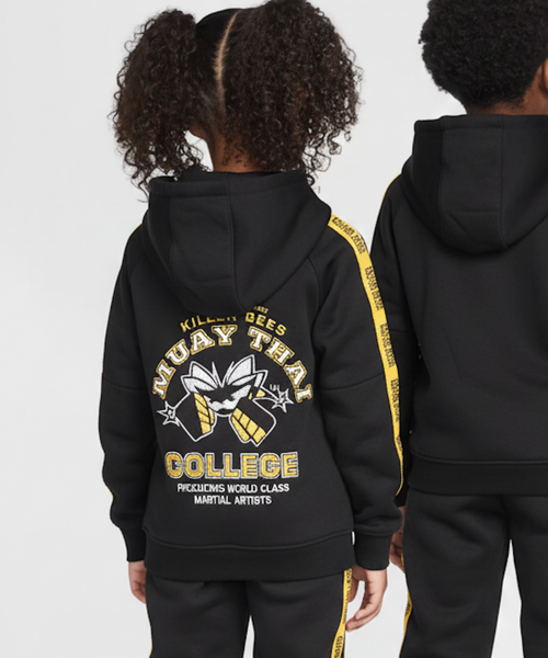Conjunto Killer Bees KIDS – Black & Gold Edition (Sudadera + Jogger)