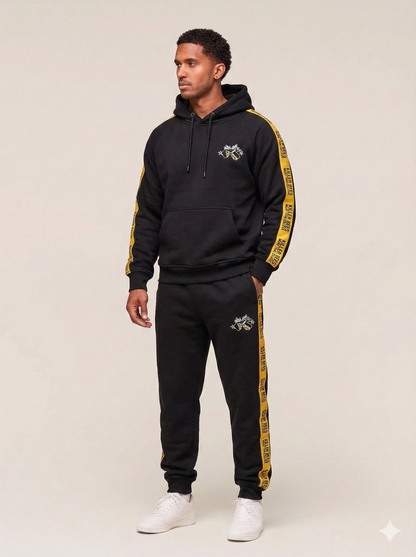 Conjunto Killer Bees – Black & Gold Edition (Sudadera + Jogger)