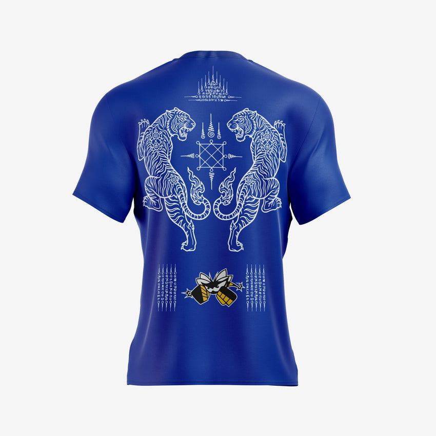 Camiseta Killer Bees – Yant Tiger Edition Royal Blue