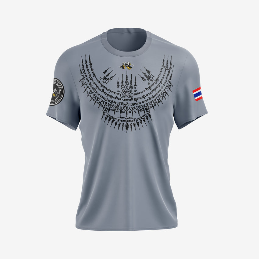 Camiseta Killer Bees – Yant Rahu Edition (Grey)