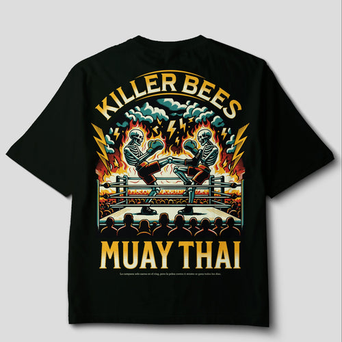 Camiseta Oversize "Killer Bees" - Muay Thai Edition