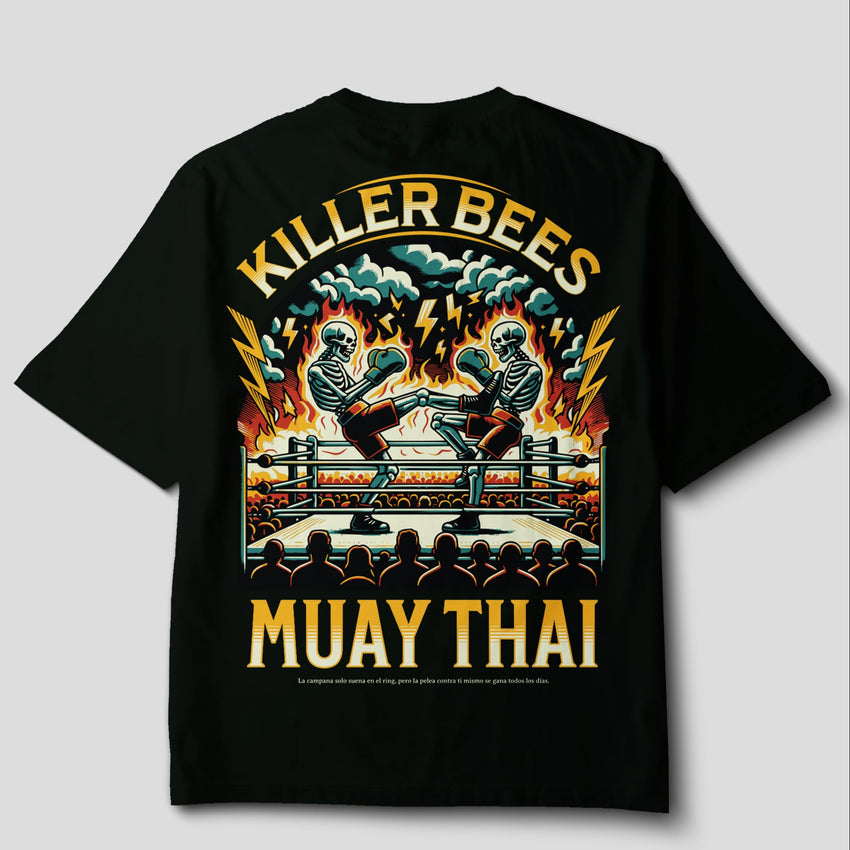 Camiseta Oversize "Killer Bees" - Muay Thai Edition