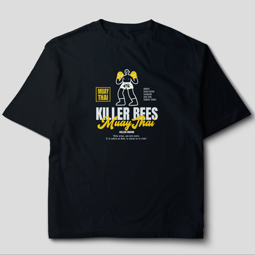 Camiseta Oversize Muay Thai - Ocho armas, una sola mente