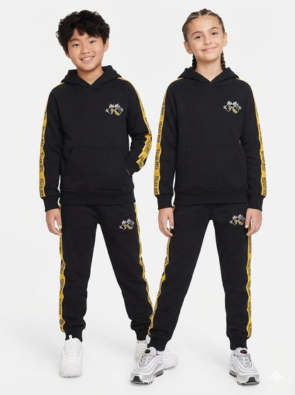 Conjunto Killer Bees KIDS – Black & Gold Edition (Sudadera + Jogger)