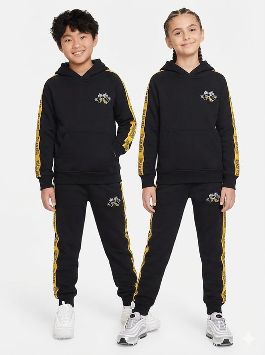 Conjunto Killer Bees KIDS – Black & Gold Edition (Sudadera + Jogger)